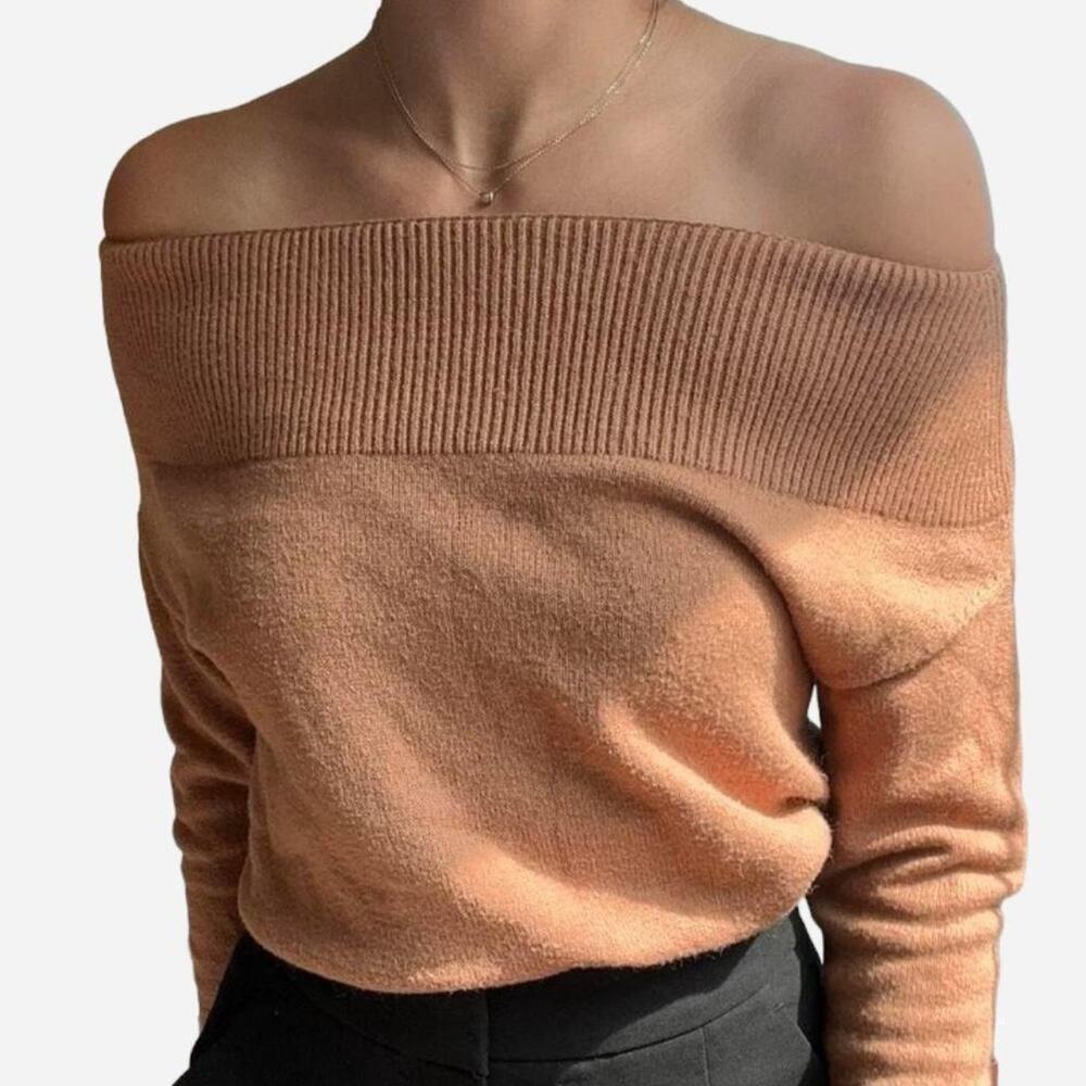 Anthropologie off the shoulder pullover